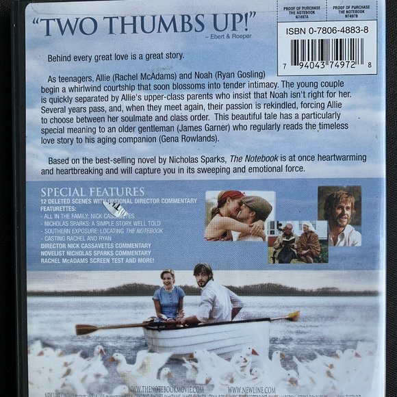 3 DVDs:The Notebook, P.S. I Love You, & The Holiday (2 Rom. Comedies and 1 Rom.) - Picture 3 of 4
